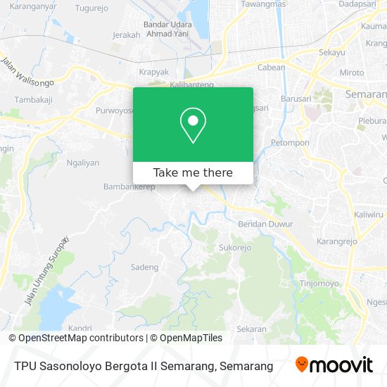 TPU Sasonoloyo Bergota II Semarang map