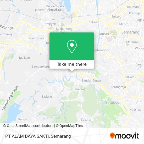 PT ALAM DAYA SAKTI map