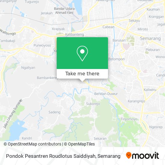 Pondok Pesantren Roudlotus Saiddiyah map
