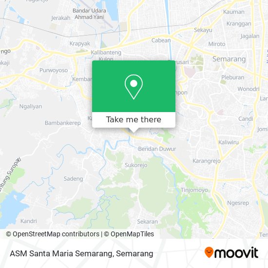 ASM Santa Maria Semarang map