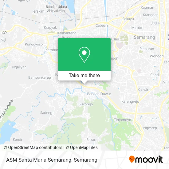 ASM Santa Maria Semarang map