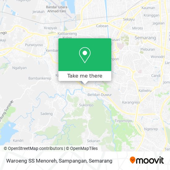 Waroeng SS  Menoreh, Sampangan map