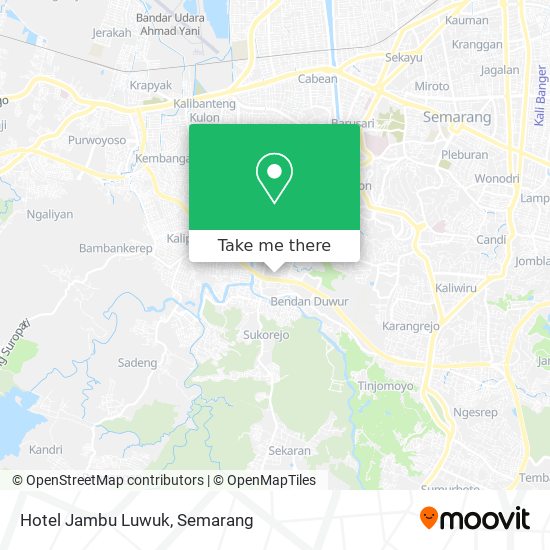 Hotel Jambu Luwuk map