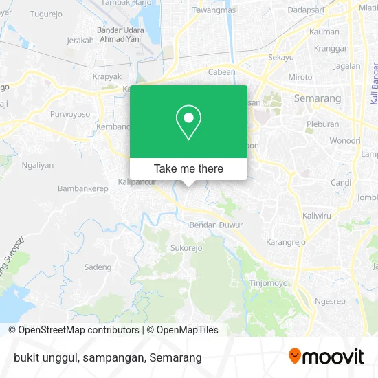 bukit unggul, sampangan map