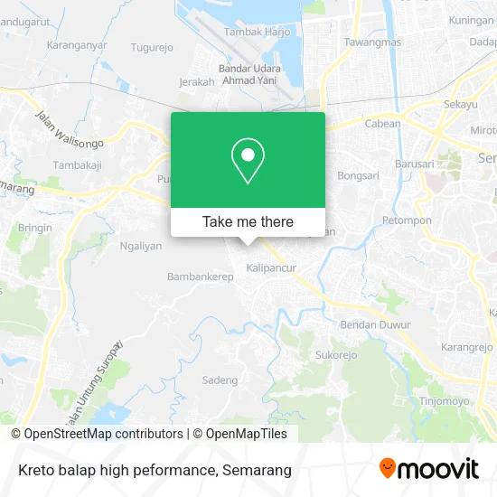 Kreto balap high peformance map