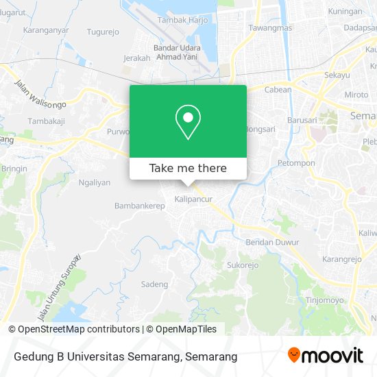 Gedung B Universitas Semarang map