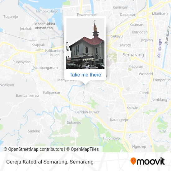 Gereja Katedral Semarang map