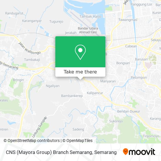 CNS (Mayora Group) Branch Semarang map