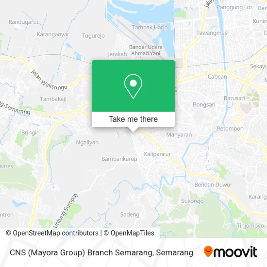 CNS (Mayora Group) Branch Semarang map