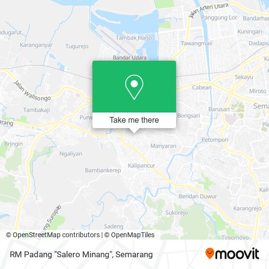 RM Padang "Salero Minang" map