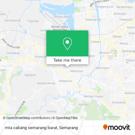 mta cabang semarang barat map