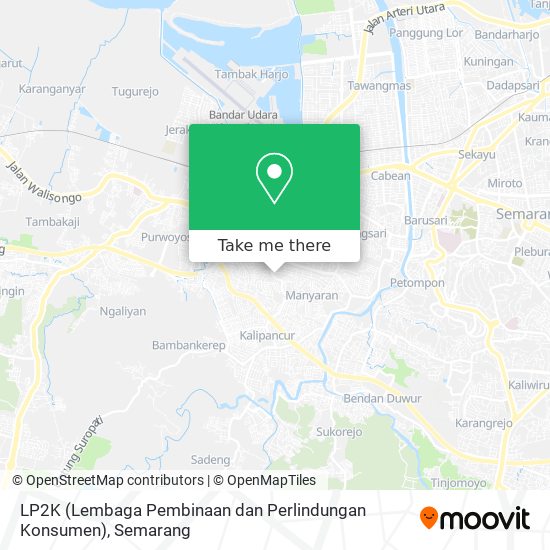 LP2K (Lembaga Pembinaan dan Perlindungan Konsumen) map