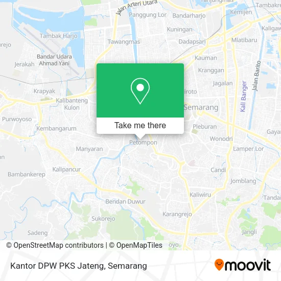 Kantor DPW PKS Jateng map