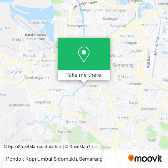 Pondok Kopi Umbul Sidomukti map