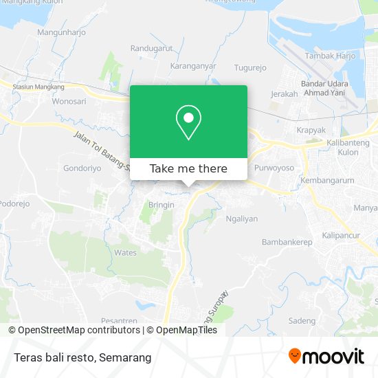 Teras bali resto map