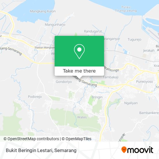 Bukit Beringin Lestari map