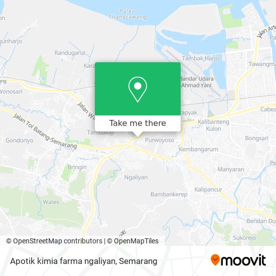 Apotik kimia farma ngaliyan map