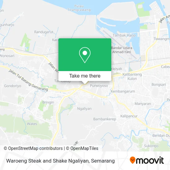 Waroeng Steak and Shake Ngaliyan map