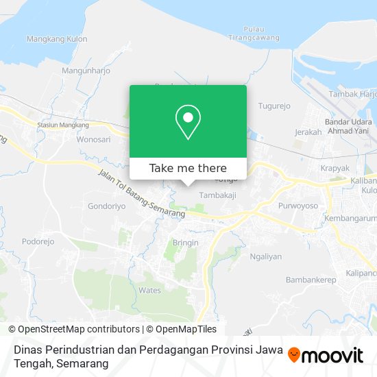 Dinas Perindustrian dan Perdagangan Provinsi Jawa Tengah map