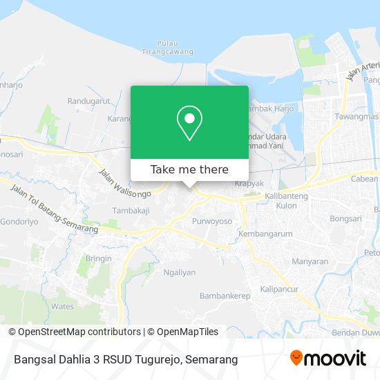 Bangsal Dahlia 3 RSUD Tugurejo map