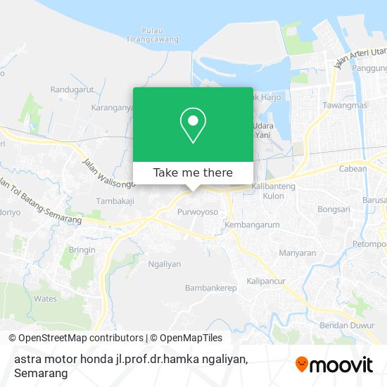 astra motor honda jl.prof.dr.hamka ngaliyan map