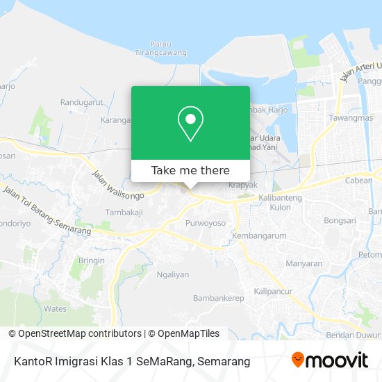KantoR Imigrasi Klas 1 SeMaRang map