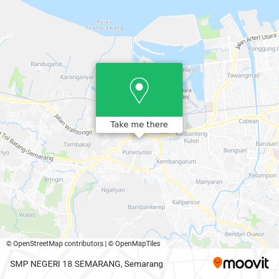 SMP NEGERI 18 SEMARANG map