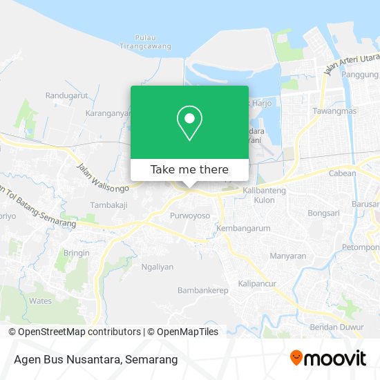 Agen Bus Nusantara map