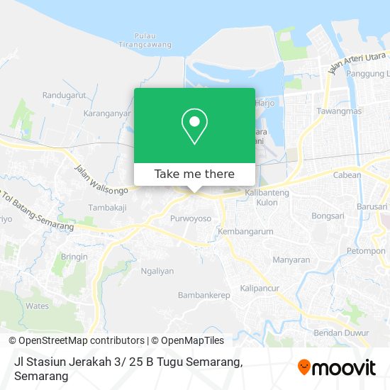 Jl Stasiun Jerakah 3/ 25 B Tugu Semarang map