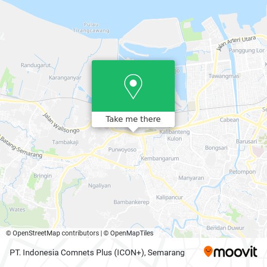 PT. Indonesia Comnets Plus (ICON+) map