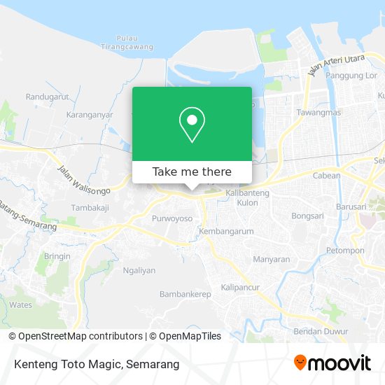 Kenteng Toto Magic map