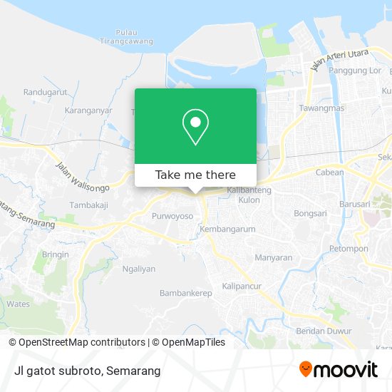 Jl gatot subroto map