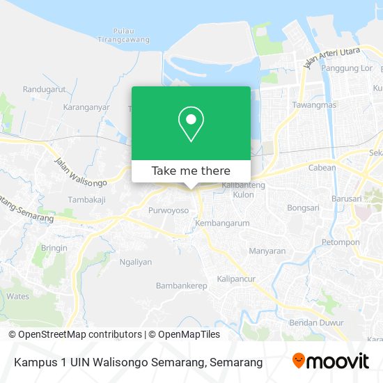 Kampus 1 UIN Walisongo Semarang map