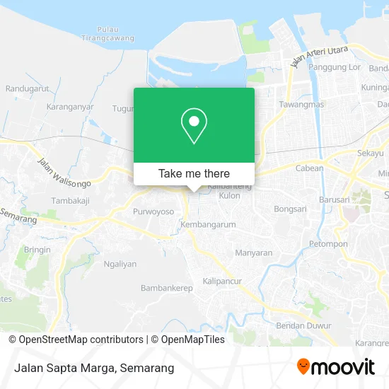 Jalan Sapta Marga map