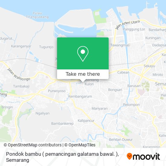 Pondok bambu ( pemancingan galatama bawal. ) map