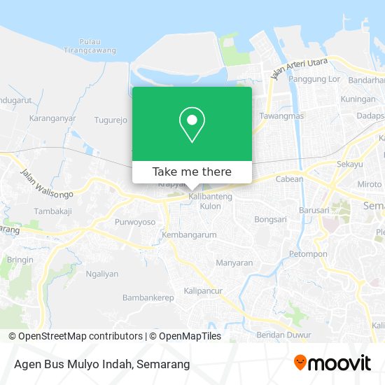 Agen Bus Mulyo Indah map