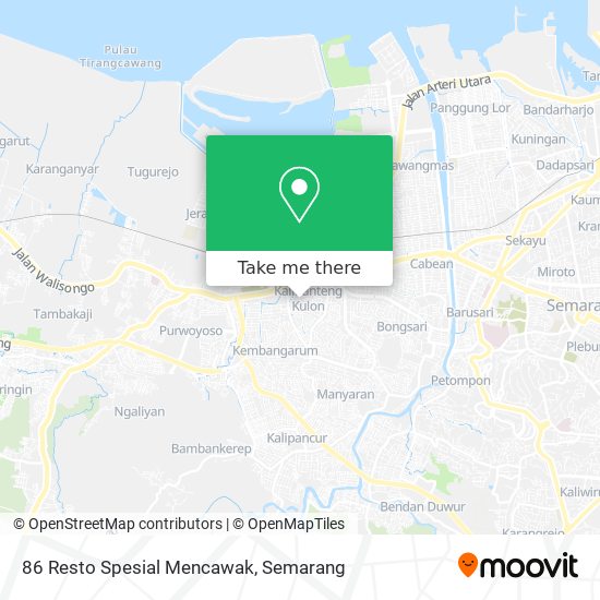 86 Resto Spesial Mencawak map