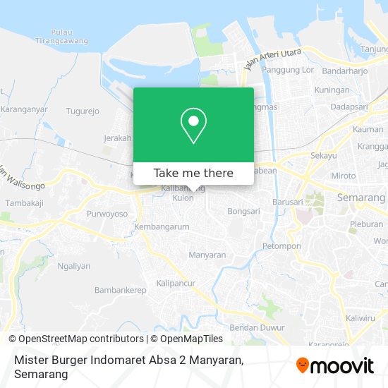 Mister Burger Indomaret Absa 2 Manyaran map