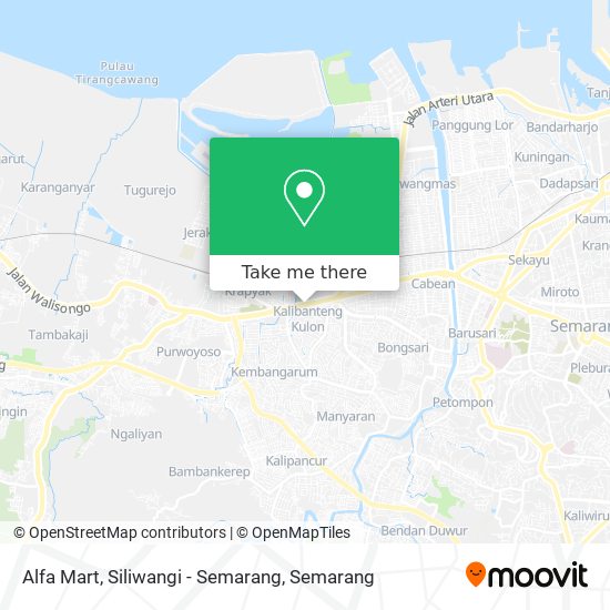 Alfa Mart, Siliwangi - Semarang map