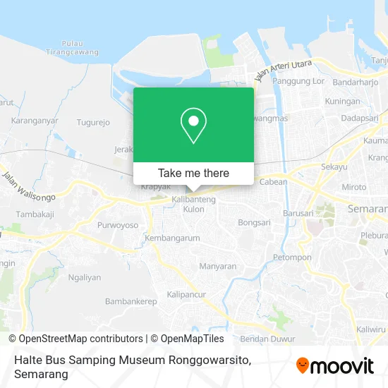 Halte Bus Samping Museum Ronggowarsito map
