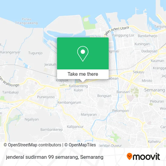 jenderal sudirman 99 semarang map