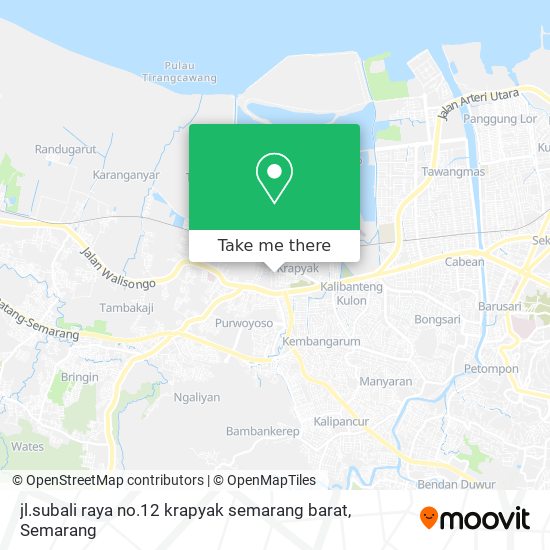 jl.subali raya no.12 krapyak semarang barat map