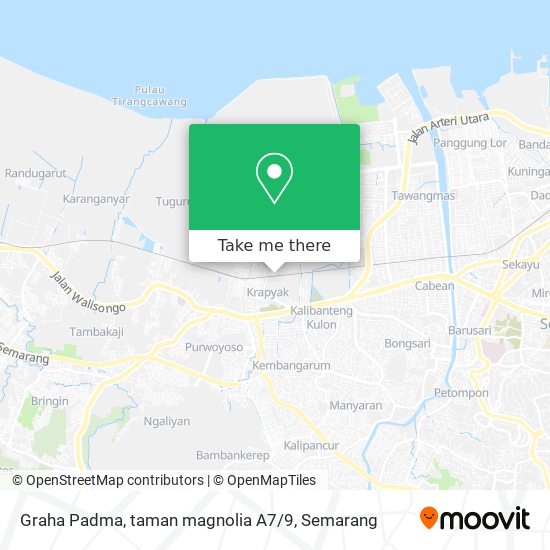 Graha Padma, taman magnolia A7 / 9 map