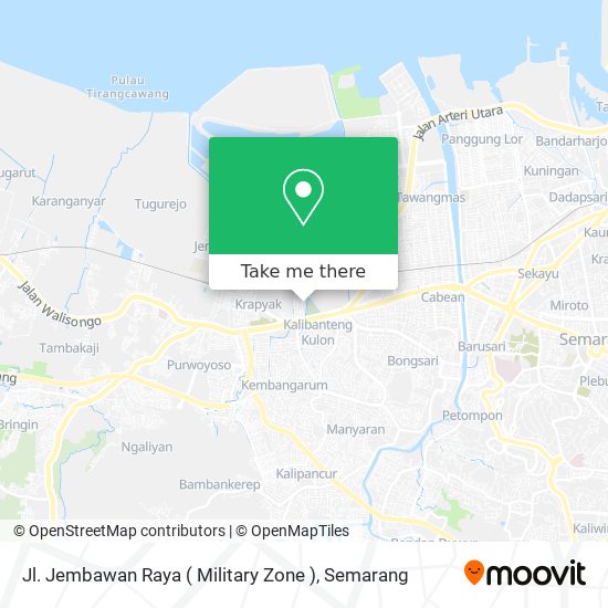 Jl. Jembawan Raya ( Military Zone ) map