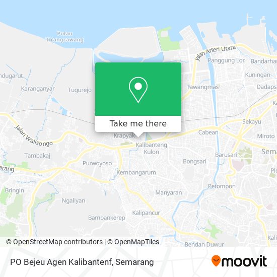 PO Bejeu Agen Kalibantenf map
