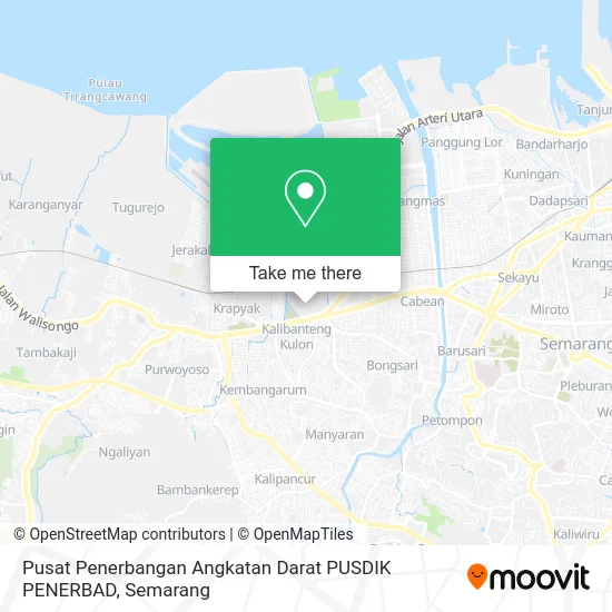 Pusat Penerbangan Angkatan Darat PUSDIK PENERBAD map