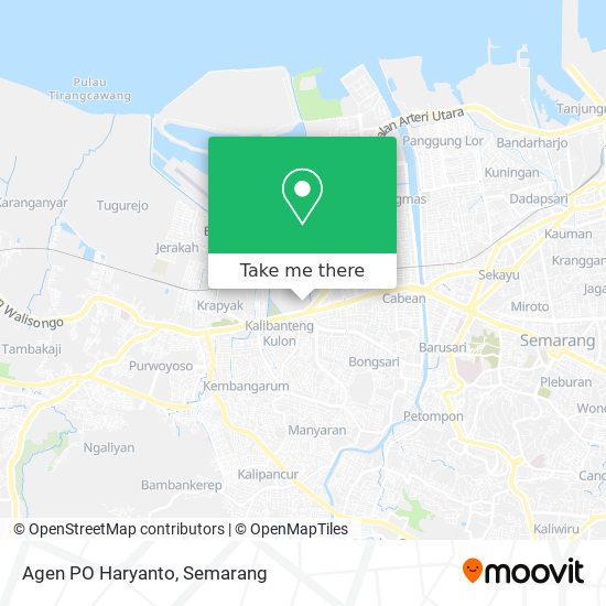Agen PO Haryanto map