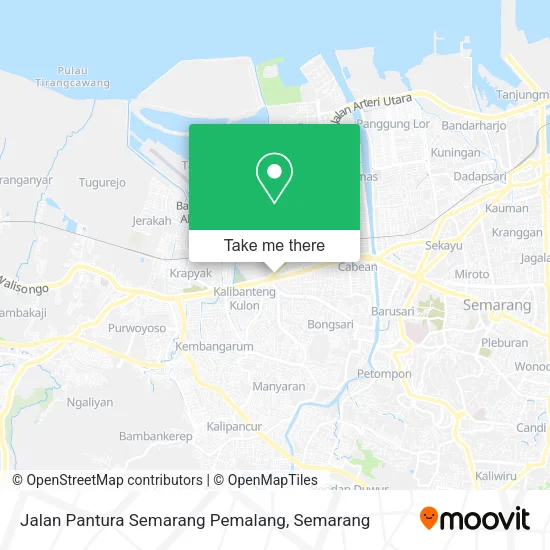 Jalan Pantura Semarang Pemalang map