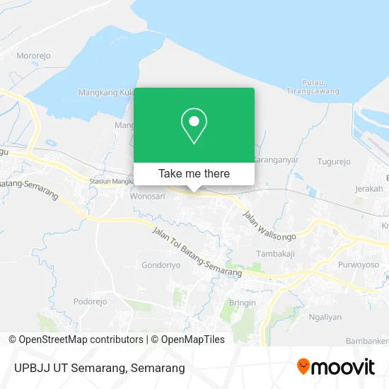 UPBJJ UT Semarang map