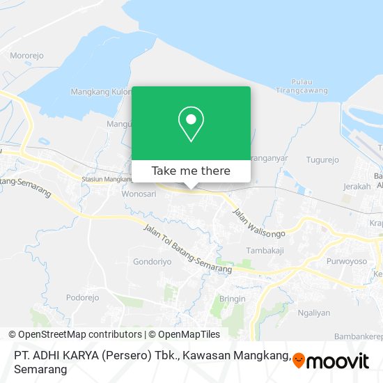 PT. ADHI KARYA (Persero) Tbk., Kawasan Mangkang map